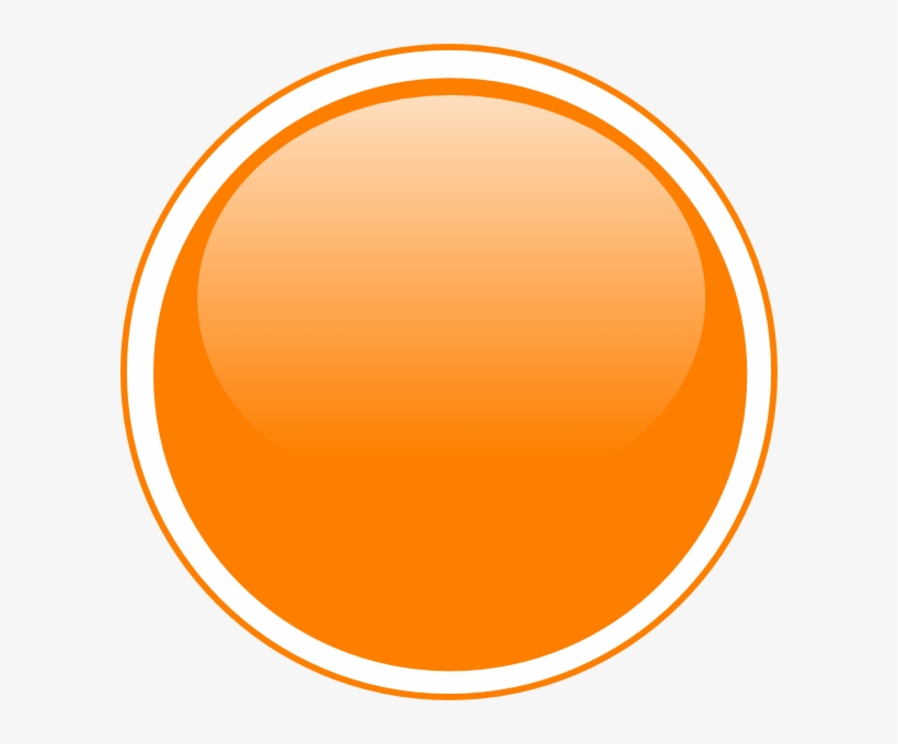 Glossy Orange Circle Button Svg Clip Arts 600 X 600, transparent png #259214