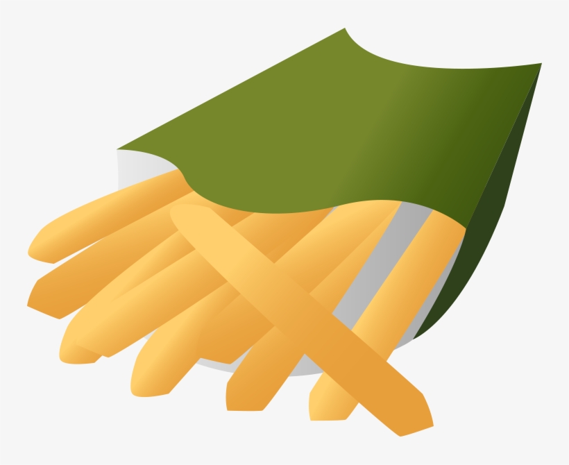 Download Fries ▽ - Fast Food, transparent png #259268