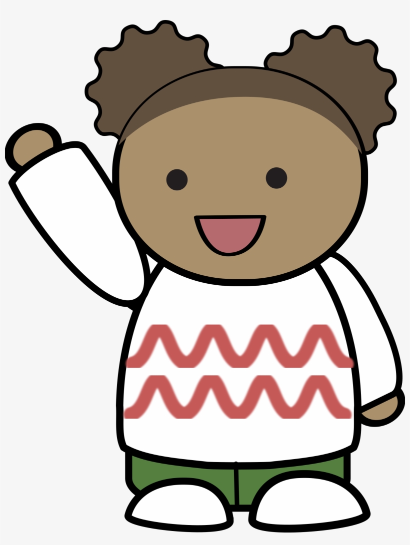 Person Saying Hello Clipart