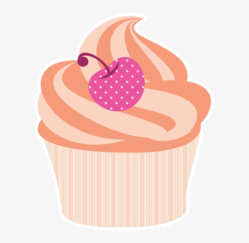 Cupcake Clipart Rose ~ Frames ~ Illustrations ~ Hd - Cupcake Png, transparent png #259526