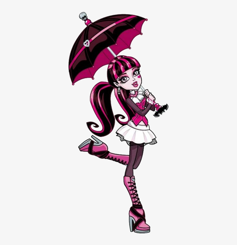 Draculaura Umbrella - Png Monster High, transparent png #259822