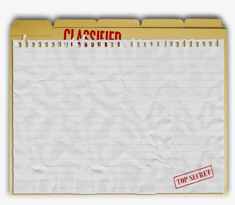 Top Secret Folder Png - Confidentiality, transparent png #259852