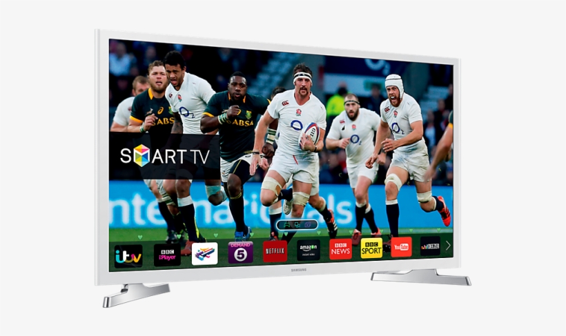 Image - Samsung White Smart Tv, transparent png #2501040