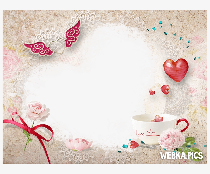 Wallpaper Frame Love - Png Photo Frame Love, transparent png #2501593