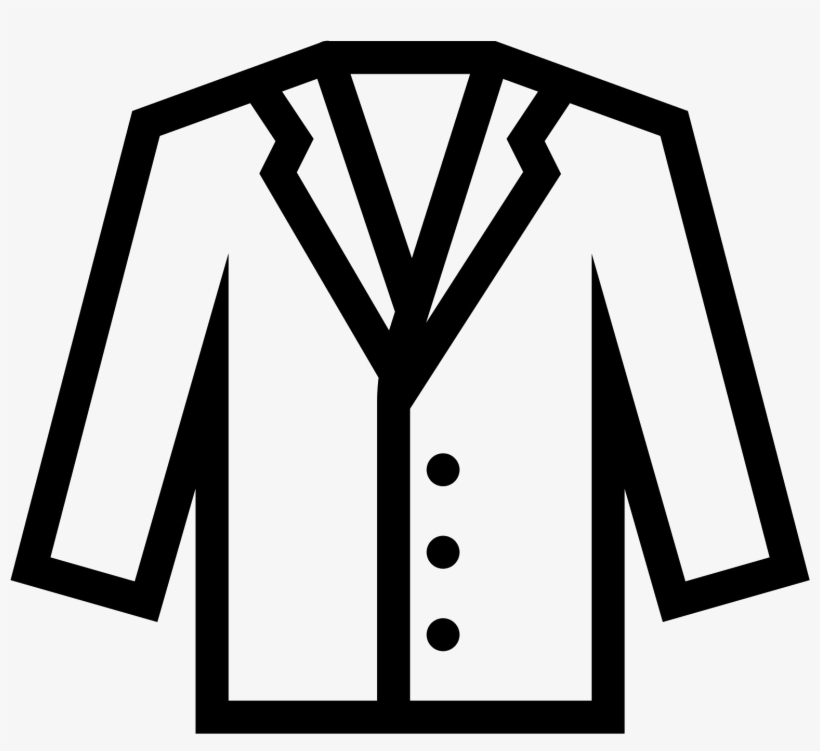Clipart Coat Formal Coat - Lab Coat Emoji, transparent png #2501617