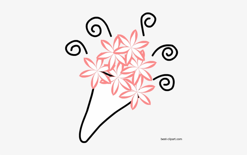 Wedding Flowers Free Clip Art Image, transparent png #2502029