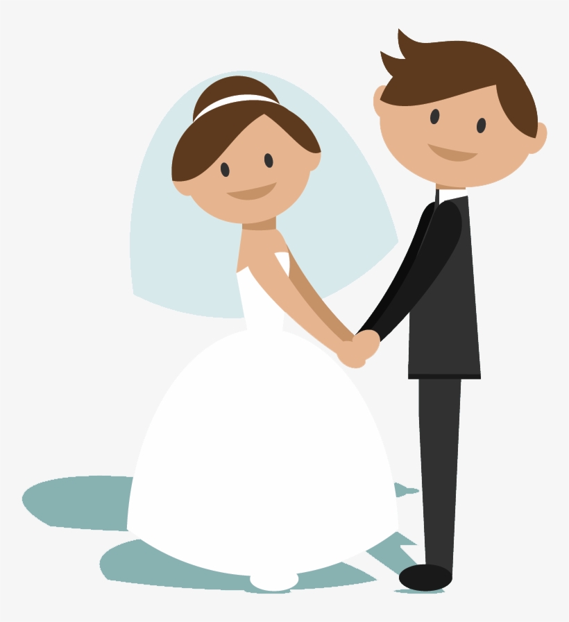 Png Soap Favors And Card Ideas - Bride & Groom Cartoon Png, transparent png #2502055