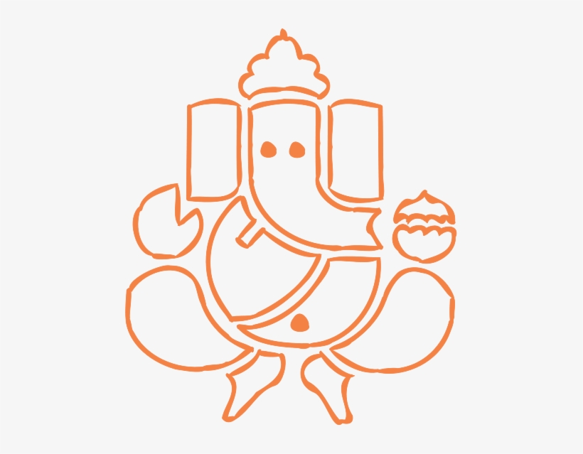 Ganpati Drawing Unique - Clip Art Of Ganesha, transparent png #2502109