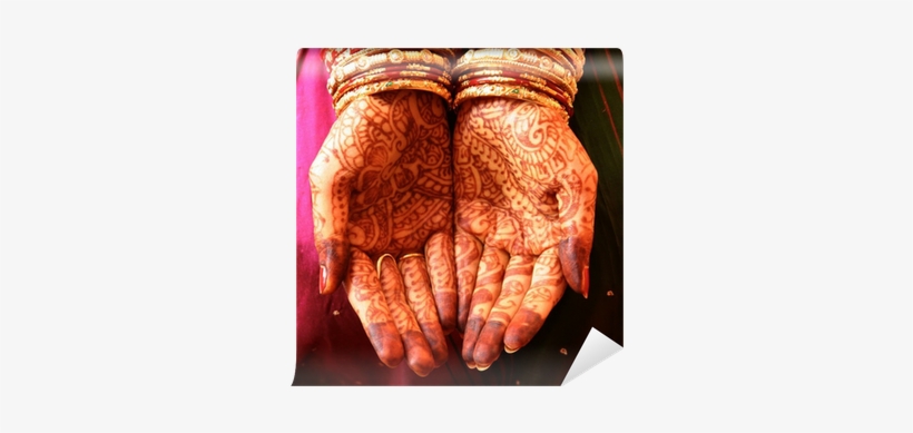 Henna Hands And Bangles - Henna Hands And Bangles Indian Wedding Journal, transparent png #2502339
