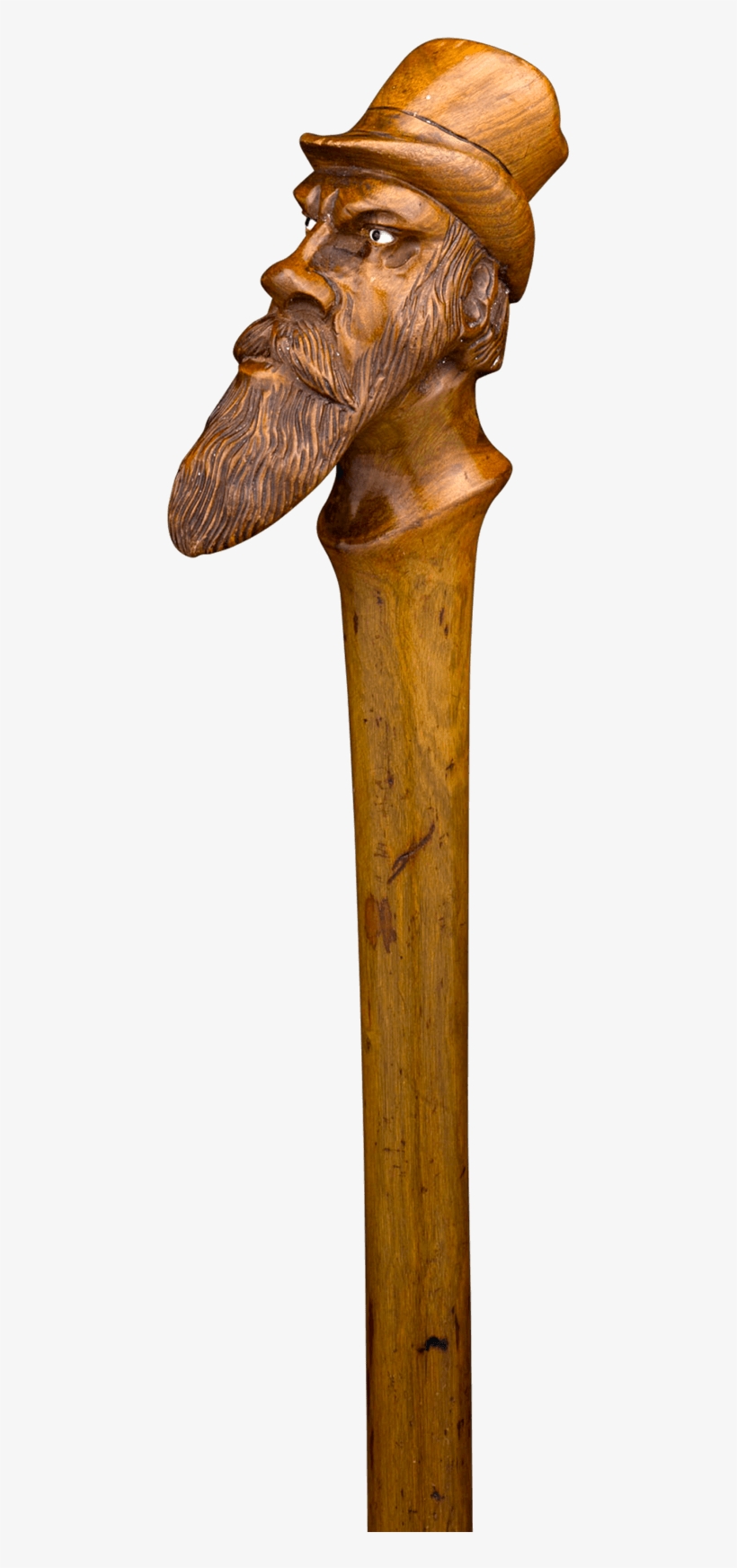 Bearded Man Folk Art Cane - Soy Ice Cream, transparent png #2502732