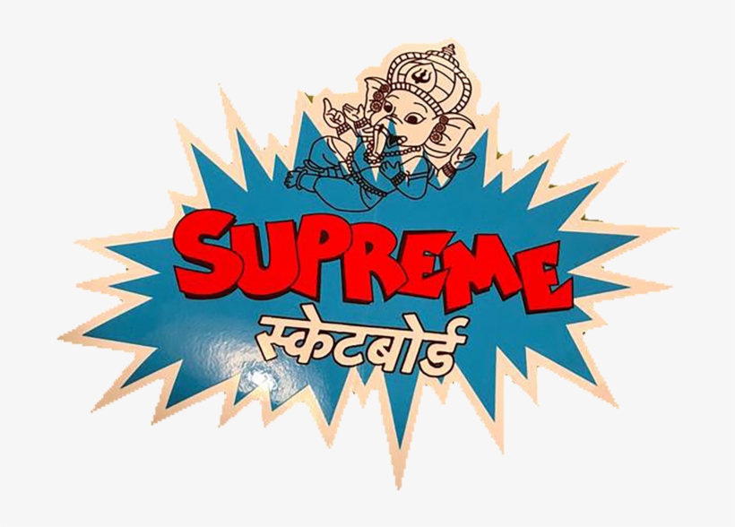 Supreme Ganesha Sticker - Supreme Ganesha Tee, transparent png #2503233