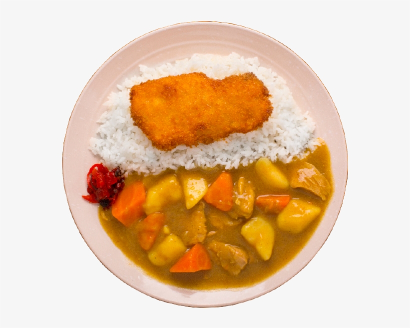 Chicken Katsu Curry Rice - Curry And Rice Png, transparent png #2503367