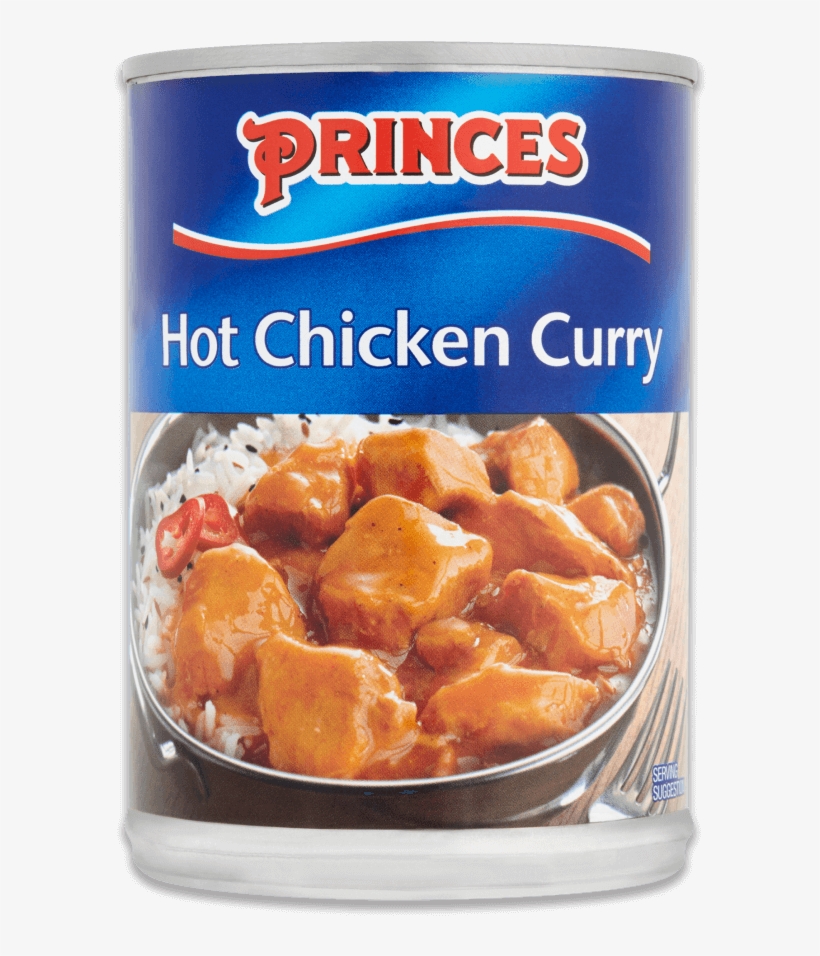 Meat 5000232001603-t1 - Princes Hot Chicken Curry 392g, transparent png #2503570