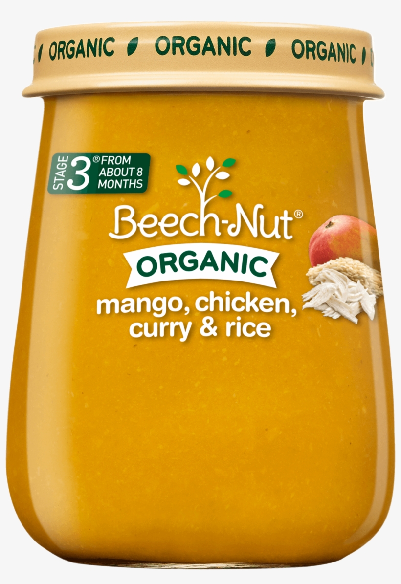 Organic Mango, Chicken, Curry & Rice Jar - Beech Nut Stage 3 Baby Foods, transparent png #2503653