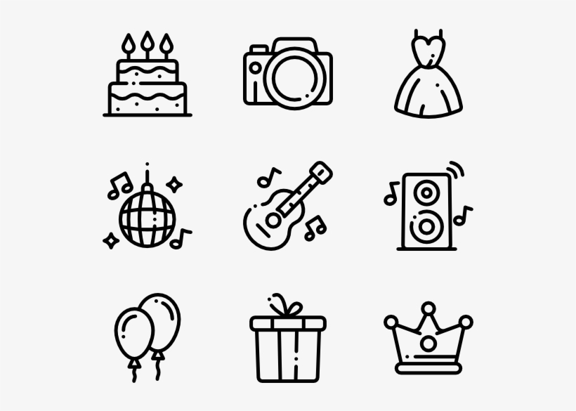 Birthday - Wedding Icon Transparent Background, transparent png #2504442