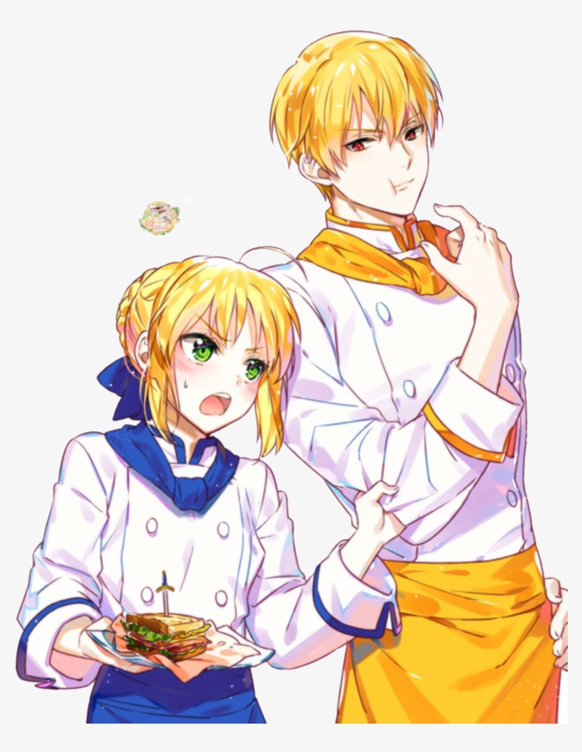 Anime Girl In Chef Suit Free Transparent Png Download Pngkey
