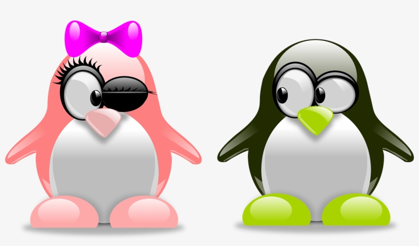 Valentines Day Couple Png High-quality Image - Valentines Penguin, transparent png #2504958