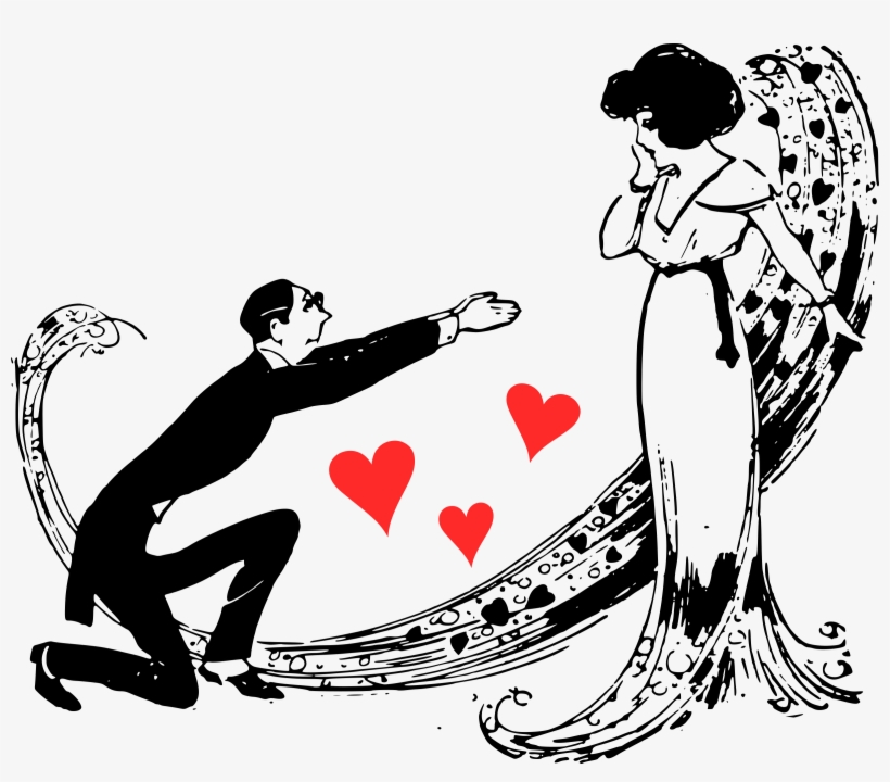 Best People In Love Clipart - Love Couples Clip Art, transparent png #2505026