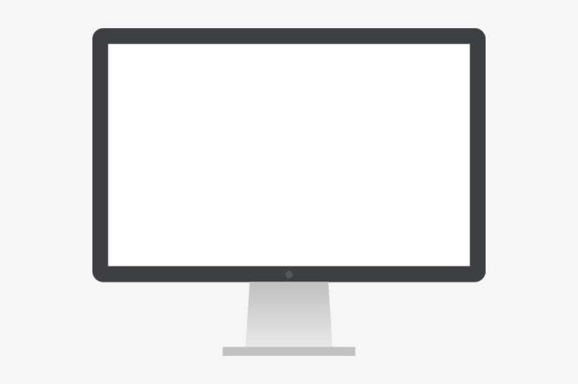Wht We Do Moniter - Blank Computer Screen Large, transparent png #2505050