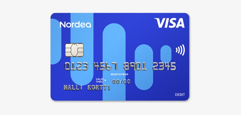 Nordea Debit Kortti - Nordea Visa, transparent png #2505137