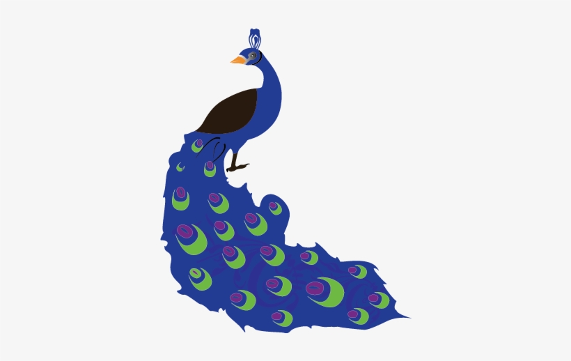 Krishna Flute With Peacock Feather Png Download - Peafowl, transparent png #2505718