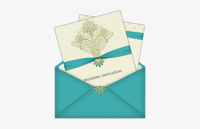 Wedding Card Design Png Beautiful Letter Style Indian - Floral Pattern - Color My Cover Journal [book], transparent png #2505829