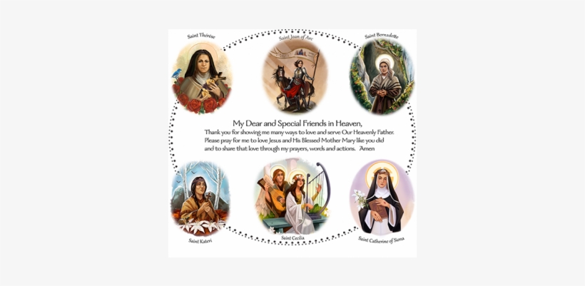 Circle Of Friends - St Therese Prayer Pillowcase, transparent png #2505938