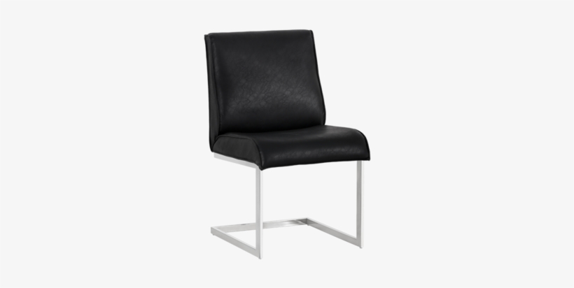 Abrienne Dining Chair Black - Sunpan Irongate Draper Dining Chair - Vintage Black, transparent png #2506129
