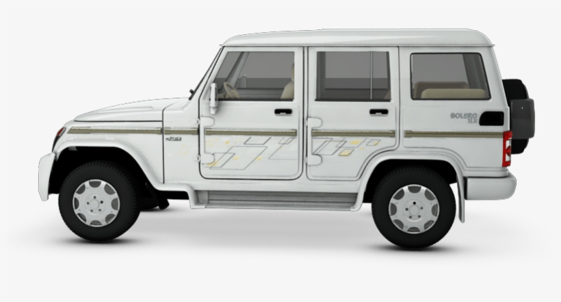 Mahindra Bolero Zlx White Colour Free Transparent Png Download