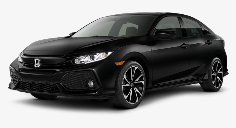 Black On Black Honda Civic 2018 Ex L, transparent png #2507005