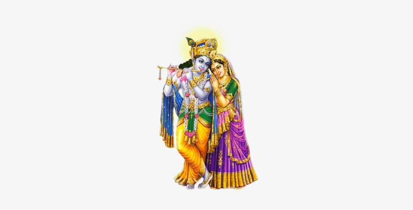Radha Krishna Simple - Radha Krishna Image Png, transparent png #2507249