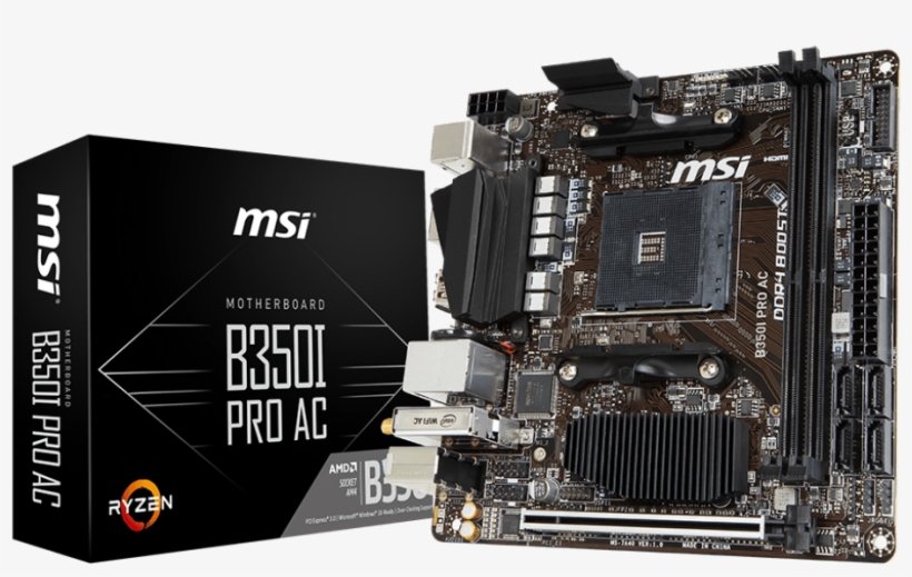 Share - Msi B350i Pro Ac, transparent png #2507338