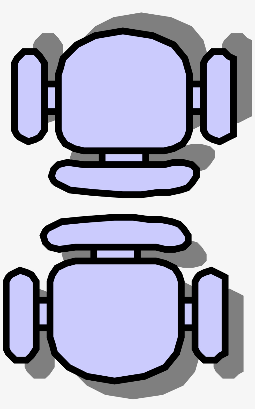 Chair Clipart Overhead - Chair Clipart Top View, transparent png #2507656