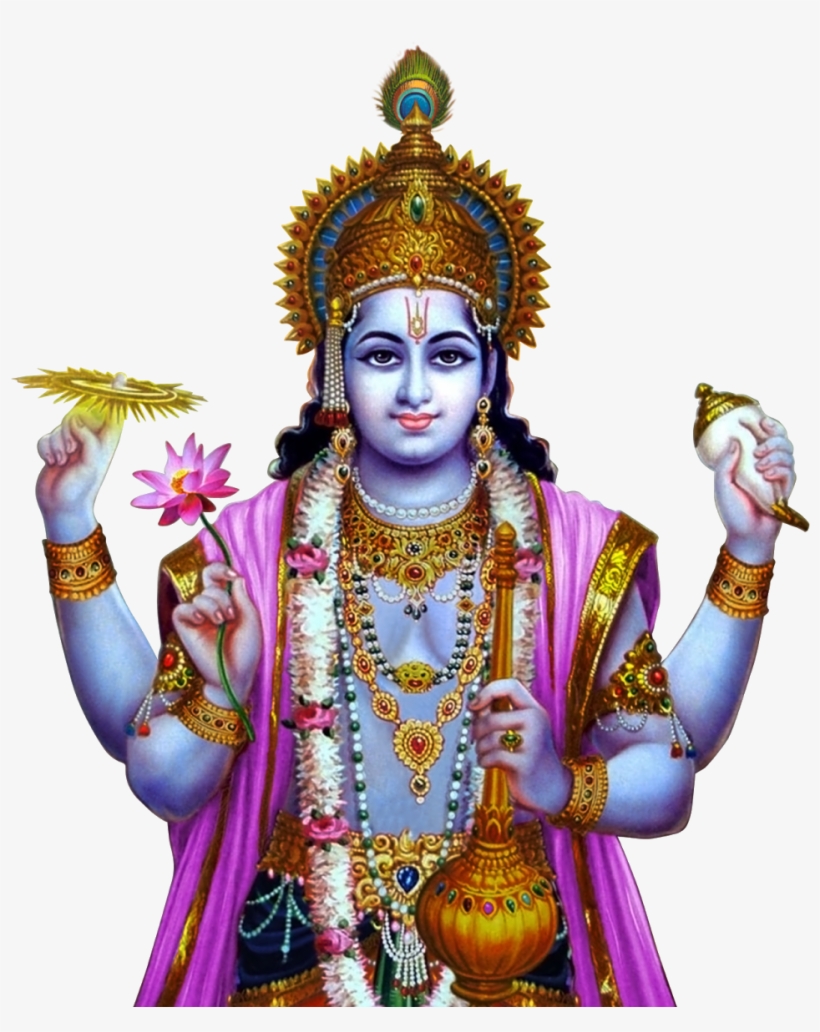 Lord Tirupati Venkateswara And Lord Vishnu Transparent - Sri Vishnu God Png, transparent png #2507657