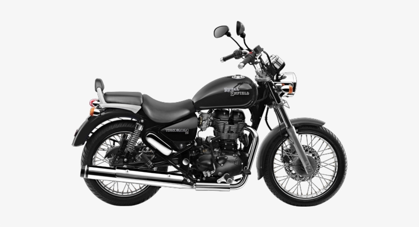 Motorcycle Clipart Bullet Bike - Royal Enfield Thunderbird 350 Black, transparent png #2508351