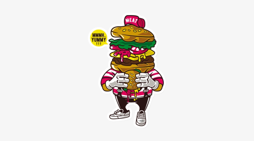 I Love Burger - T Shirt Vintage Burger, transparent png #2509021