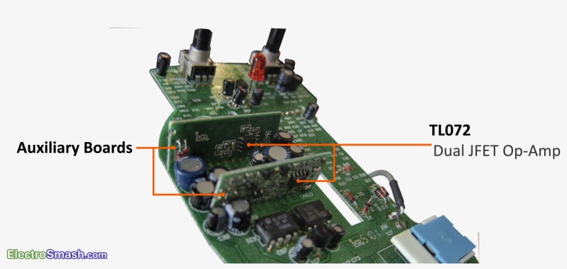 Danelectro Sitar Swami Auxiliary Boards On Mother Board - Aux Pcb, transparent png #2509216