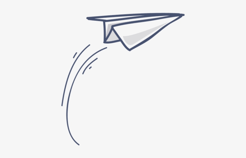 Free Png White Paper Plane Png Images Transparent - Avion De Papel Png, transparent png #2509256