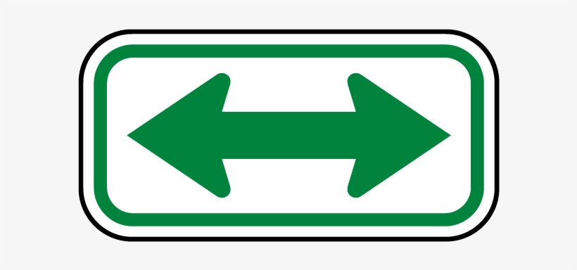 Green Double Arrow Sign - Double Arrow Png, transparent png #2509940
