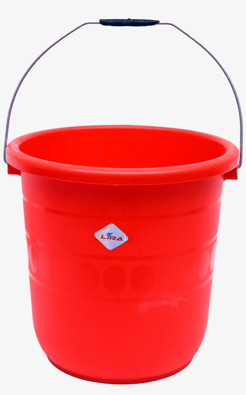 Bucket Steel Handle Lid Iqba6607 Web Plastic Bucket - Bucket, transparent png #2510039