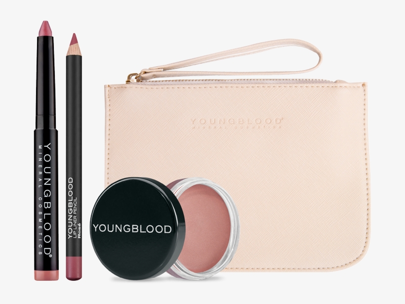 Lip & Cheek Essentials Kit Featured Image - Youngblood Luminous Crème Blush 6g Pink Cashmere, transparent png #2510110