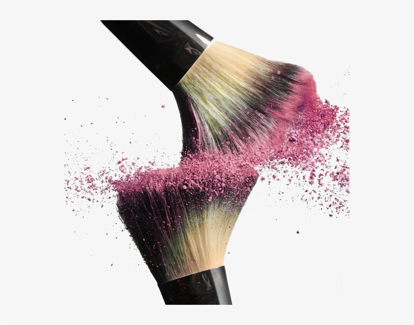 Clip Art Freeuse Cosmetics Brush Blush Pink Collision - Makeup Artist Makeup Poster, transparent png #2510186