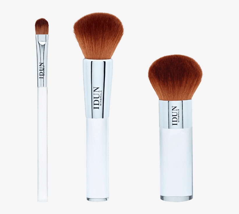 The Essential Brush Kit - Idun Minerals - Pinceau Kabuki, transparent png #2510263