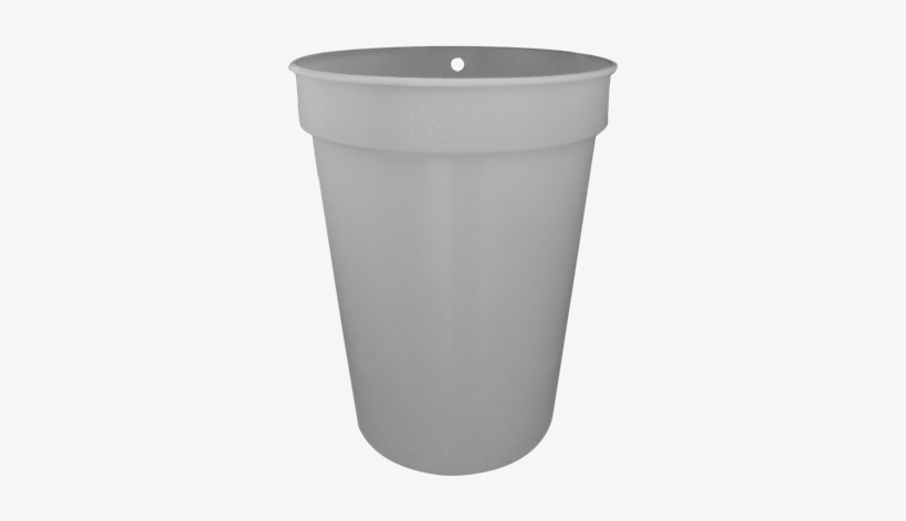 2 Gallon Gray Plastic Sap Bucket - Flowerpot, transparent png #2510286