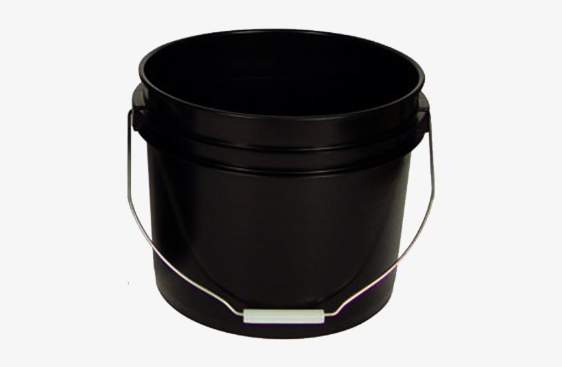 5 Gallon Black Bucket - Multivitamin, transparent png #2510614