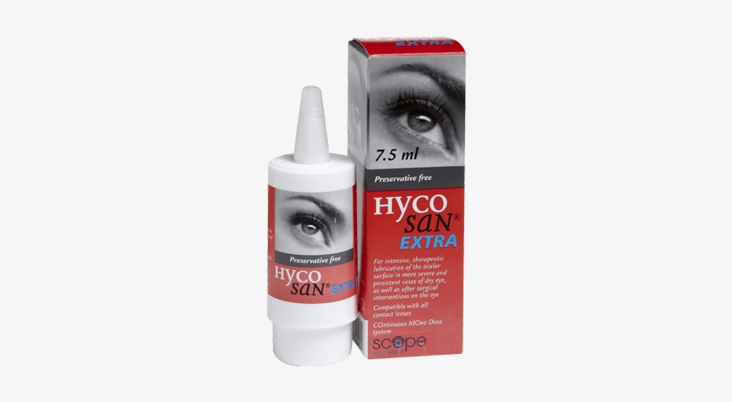 Hycosan Extra Eye Drops - Goutte Pour Les Yeux, transparent png #2510632