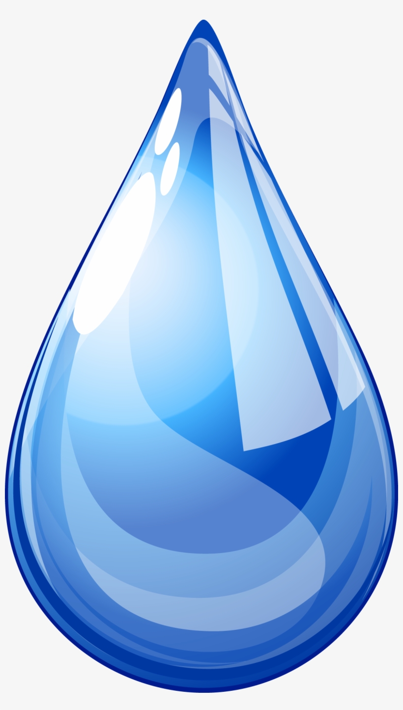 Drops Clipart One Water - Drop Of Water Png, transparent png #2510654