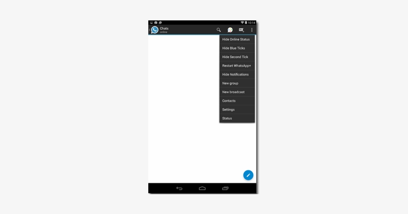 Hide Whatsapp Online Status On Whatsapp Plus - Blank White Dp For Whatsapp, transparent png #2510735