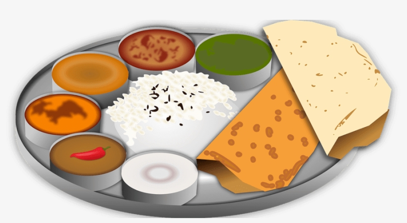 Clip Royalty Free Collection Of Gujarati Thali High - Indian Food Png Clipart, transparent png #2510808