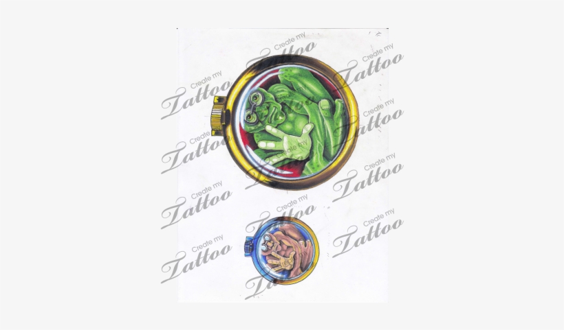 Marketplace Tattoo Man In The Watch - Snow Peas, transparent png #2510870